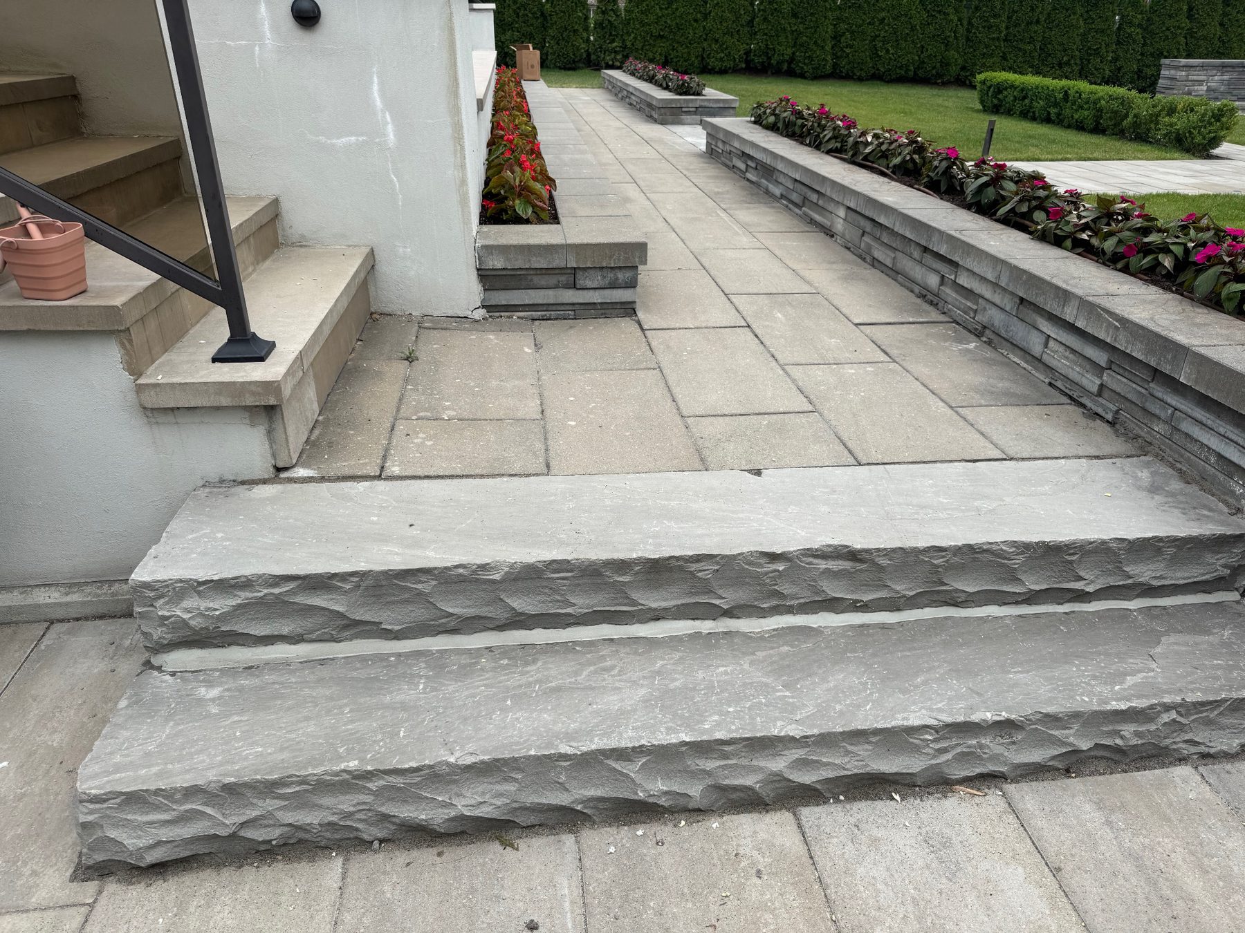 Professional caulking application with sealant guns